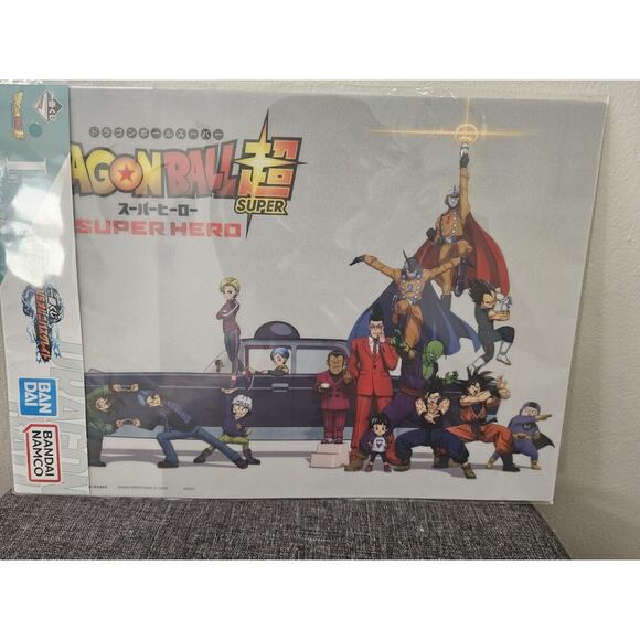 Dragon Ball Z Anime Visual Board Sheet Ichiban Kuji Prize 16.5x11.5 Poster - Picture 1 of 3